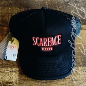 KITH for Scarface Poly Foam Nolan Trucker Hat • Black • 2025